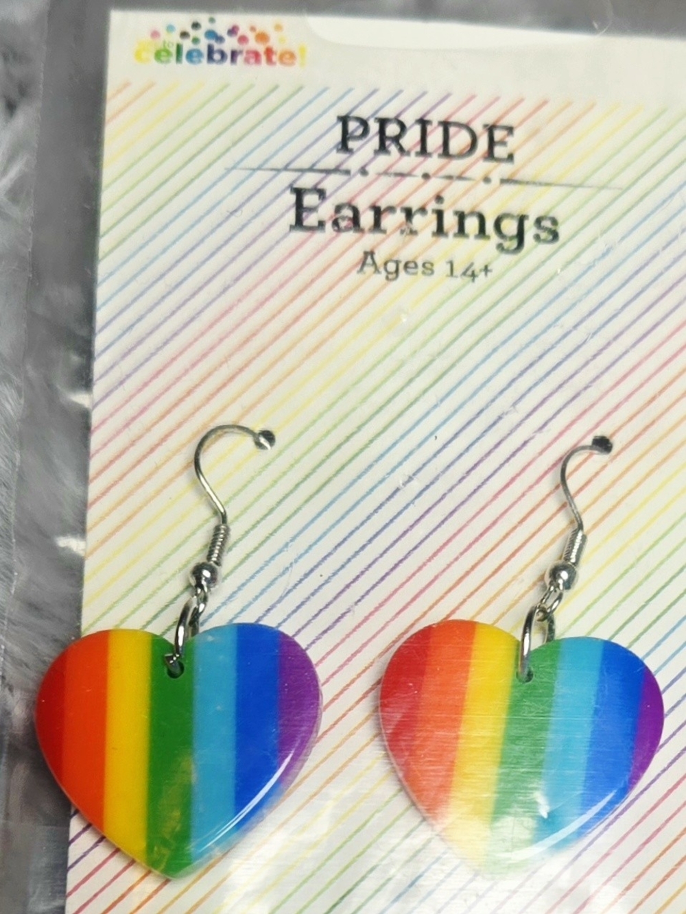 NWT! PRIDE & SOLIDARITY  🌈 💜Earrings SNAZZY RETRO LGBTQIA+ QTBIPOC & ALLIES - Picture 5 of 9